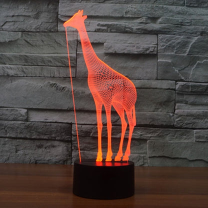 Giraffe Style 3D Touch Switch Control LED Light , 7 Color Discoloration Creative Visual Stereo Lamp Desk Lamp Night Light - Novelty Lighting by buy2fix | Online Shopping UK | buy2fix