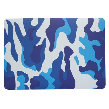 For 2016 New Macbook Pro 13.3 inch A1706 & A1708 Blue Camouflage Pattern Laptop Water Decals PC Protective Case - MacBook Pro Cases by buy2fix | Online Shopping UK | buy2fix