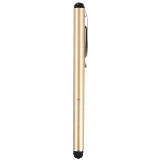 Universal Three Rings Mobile Phone Writing Pen (Gold) - Stylus Pen by buy2fix | Online Shopping UK | buy2fix