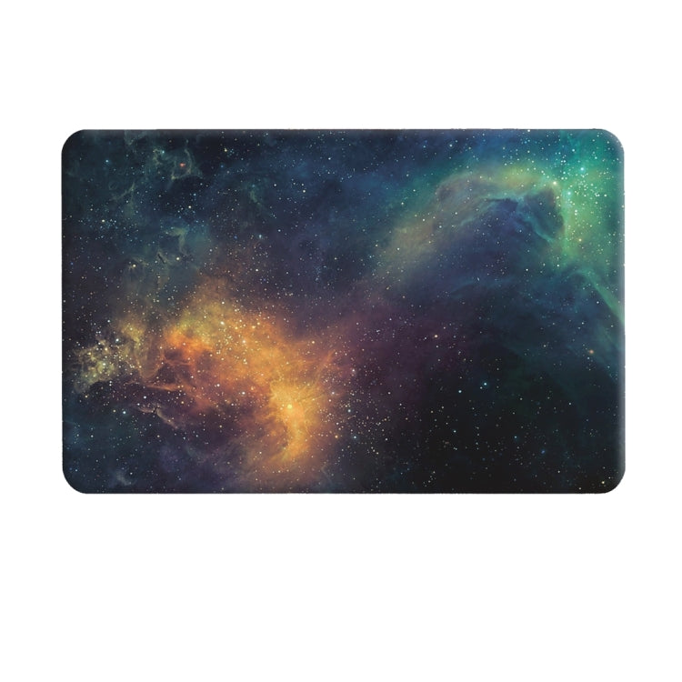 For Macbook Pro Retina 15.4 inch Starry Sky Patterns Apple Laptop Water Decals PC Protective Case(Green) - MacBook Pro Cases by buy2fix | Online Shopping UK | buy2fix