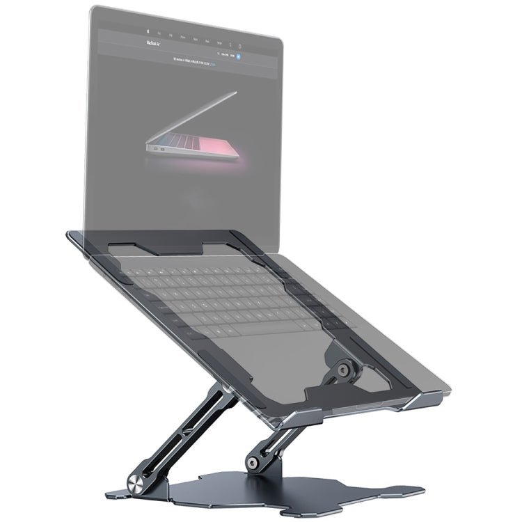 R-JUST HZ09 Mechanical Lifting Adjustable Laptop Holder (Grey) - MacBook Holder by R-JUST | Online Shopping UK | buy2fix