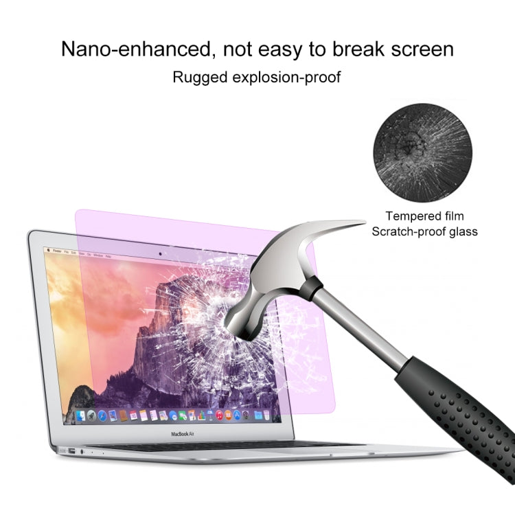 9H Surface Hardness Anti Blue-ray Explosion-proof Tempered Glass Film for Macbook Pro 13.3 inch with Touch Bar (A1706) - Screen Protectors by buy2fix | Online Shopping UK | buy2fix