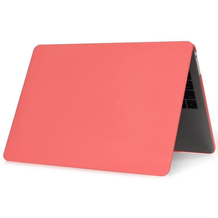 Laptop Frosted Style PC Protective Case for MacBook Pro 15.4 inch A1990 (2018)(Coral Red) - MacBook Pro Cases by buy2fix | Online Shopping UK | buy2fix