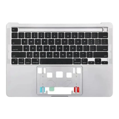 For Macbook Pro 13 inch 2021 A2338 C-side Cover + US Edition Key Board (Silver) - Bottom Cover by buy2fix | Online Shopping UK | buy2fix