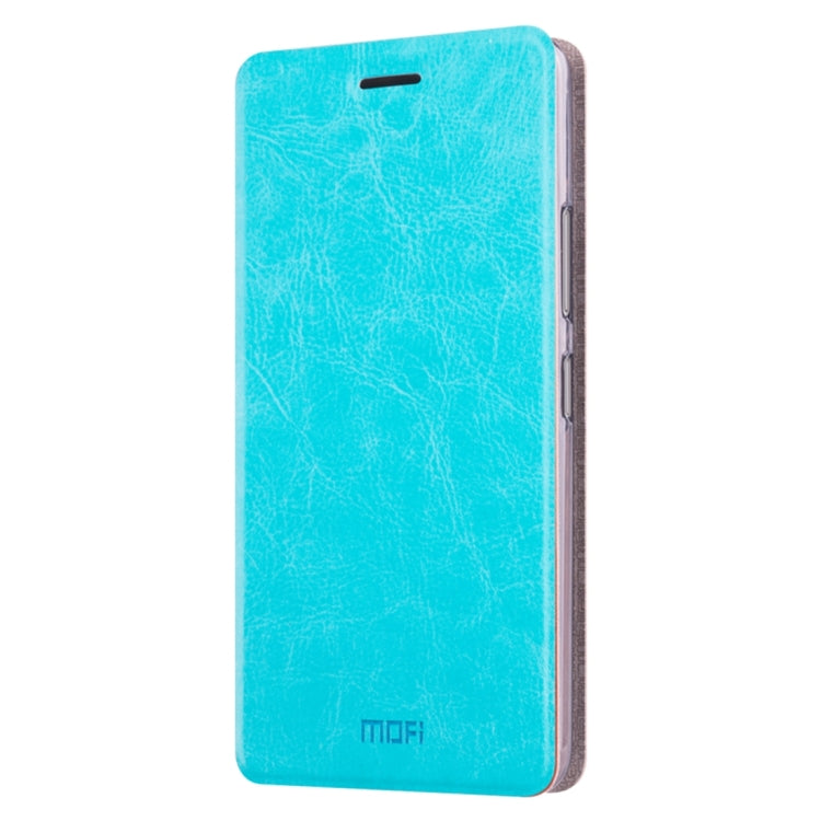 MOFI for  Huawei P10 Plus Crazy Horse Texture Horizontal Flip Leather Case with Holder (Blue) - Huawei Cases by MOFI | Online Shopping UK | buy2fix