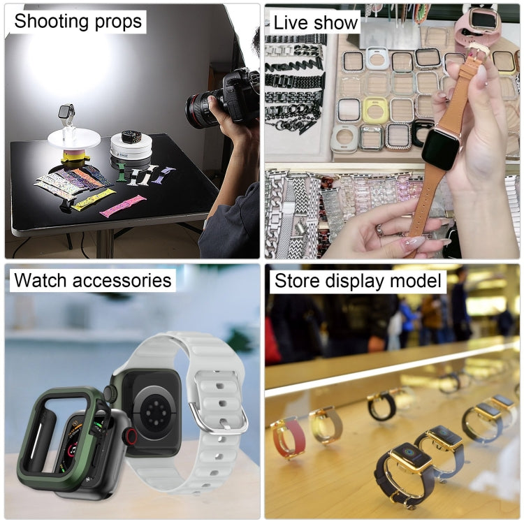 For Apple Watch Series 7 41mm Color Screen Non-Working Fake Dummy Display Model, For Photographing Watch-strap, No Watchband (Silver) - Watch Model by buy2fix | Online Shopping UK | buy2fix