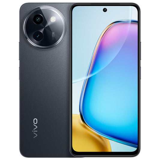 vivo Y200i, Dual Back Cameras, 12GB+512GB, Face ID Screen Fingerprint Identification, 6.72 inch Android 14.0 OriginOS 4 Snapdragon 4 Gen 2 Octa Core 2.2GHz, OTG, Network: 5G, Support Google Play (Black) - vivo by vivo | Online Shopping UK | buy2fix