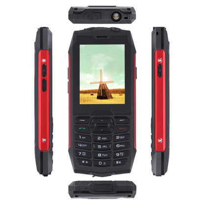 Rugtel R3C Rugged Phone, IP68 Waterproof Dustproof Shockproof, 2.8 inch, MTK6261D, 2000mAh Battery, SOS, FM, Dual SIM(Red) - Others by Rugtel | Online Shopping UK | buy2fix