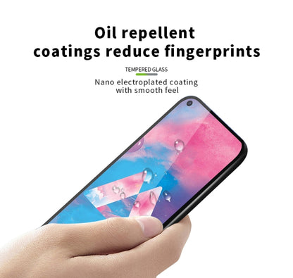 MOFI 9H 2.5D Full Glue Tempered Glass Film for Galaxy M40(Black) - Galaxy Tempered Glass by MOFI | Online Shopping UK | buy2fix