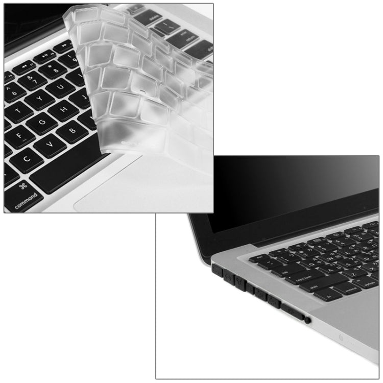 ENKAY for Macbook Pro 13.3 inch (US Version) / A1278 Hat-Prince 3 in 1 Crystal Hard Shell Plastic Protective Case with Keyboard Guard & Port Dust Plug(White) - MacBook Pro Cases by ENKAY | Online Shopping UK | buy2fix