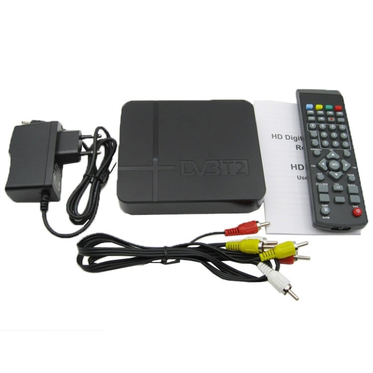 Mini Terrestrial Receiver HD DVB-T2 Set Top Box, Support USB / HDMI / MPEG4 /H.264(UK Plug) - DVB-T & Analog Solutions by buy2fix | Online Shopping UK | buy2fix