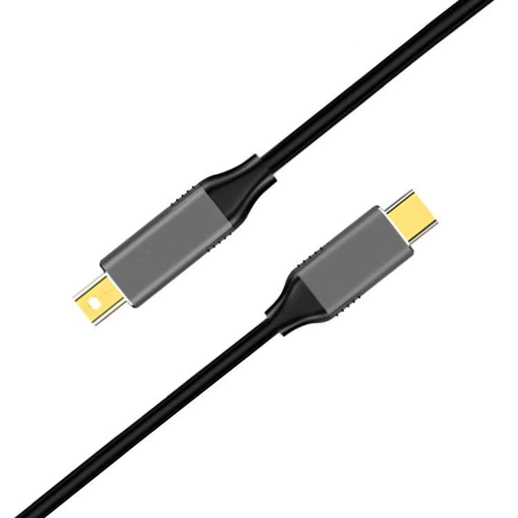 1.8m Mini DisplayPort Male to USB-C / Type-C Male Adapter Cable - Cable & Adapter by buy2fix | Online Shopping UK | buy2fix