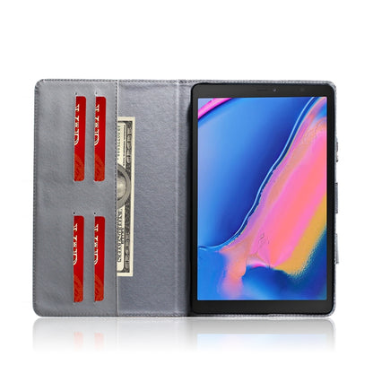 Lion Pattern Horizontal Flip Leather Case for Galaxy Tab A 8 (2019) / P200 / P205, with Holder & Card Slot & Wallet - Tab A 8.0 & S Pen (2019) P200/P205 by buy2fix | Online Shopping UK | buy2fix