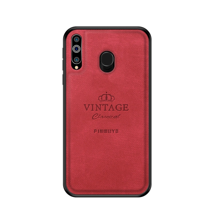 PINWUYO Shockproof Waterproof Full Coverage PC + TPU + Skin Protective Case for Galaxy M30 (Red) - Galaxy Phone Cases by PINWUYO | Online Shopping UK | buy2fix