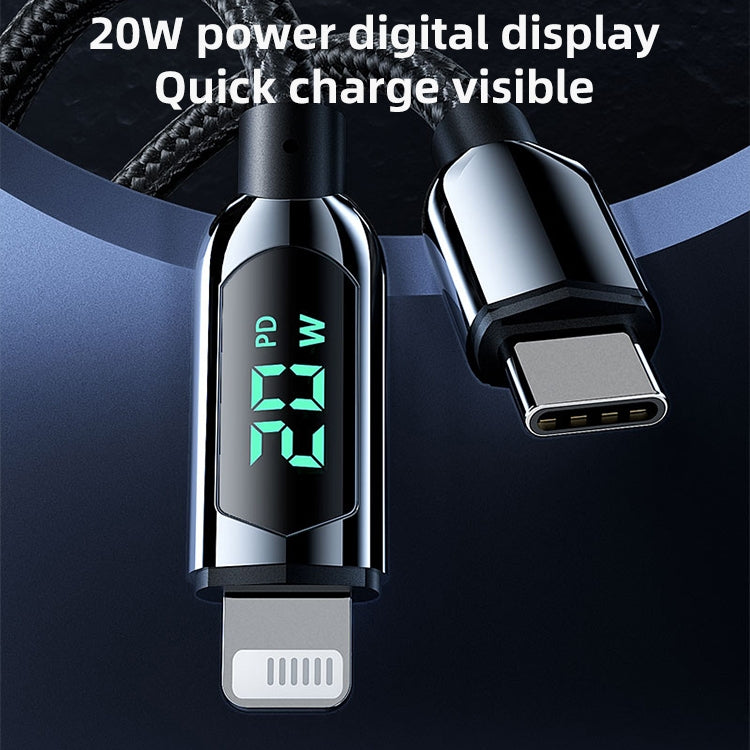 Mutural Li-CC002 1.2m 100W Digital Display USB-C / Type-C to Type-C Charging Data Cable - USB-C & Type-C Cable by Mutural | Online Shopping UK | buy2fix