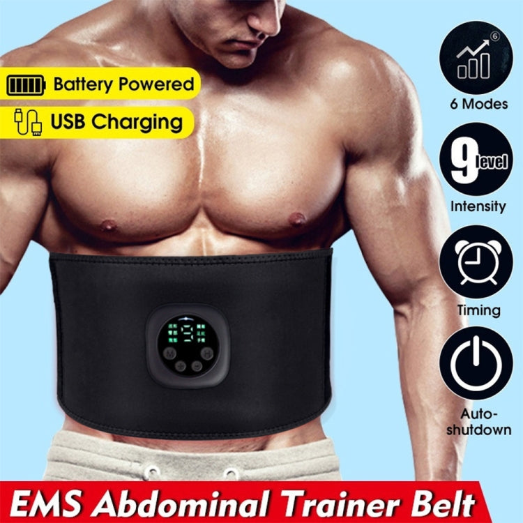 EMS Smart Micro-current Abdominal Fitness Device Waist Massage Belt - Fitness Equipments by buy2fix | Online Shopping UK | buy2fix