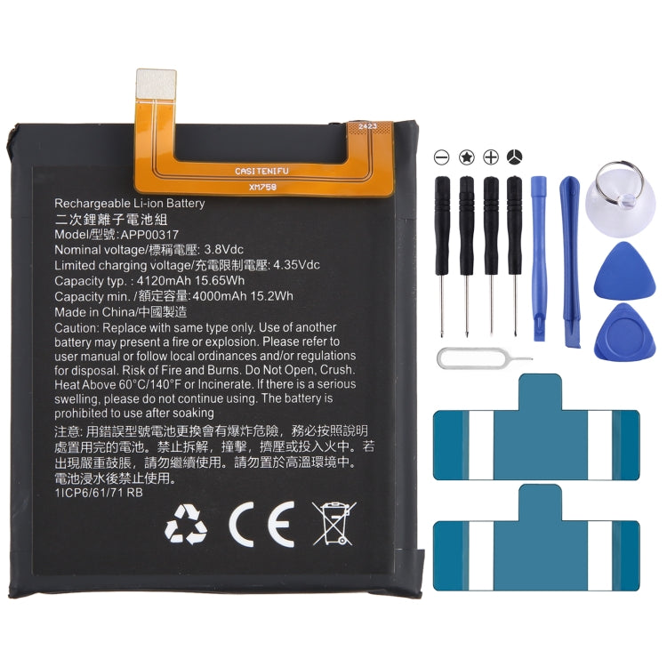 4000mAh APP00317 Battery Replacement For CAT S62 Pro - Others by buy2fix | Online Shopping UK | buy2fix