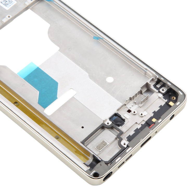 For Motorola Moto G Stylus 5G 2024 Original Front Housing LCD Frame Bezel Plate (Gold) - Frame Bezel Plate by buy2fix | Online Shopping UK | buy2fix