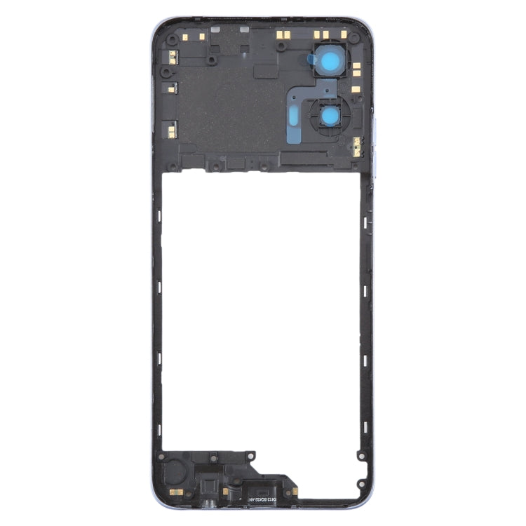 For Motorola Moto G34 Original Middle Frame Bezel Plate (Purple) - Frame Bezel Plate by buy2fix | Online Shopping UK | buy2fix