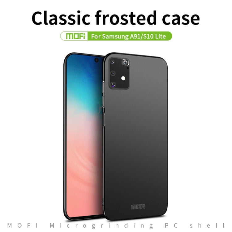 For Samsung Galaxy A91/S10Lite MOFI Frosted PC Ultra-thin Hard C(Rose gold) - Galaxy Phone Cases by MOFI | Online Shopping UK | buy2fix