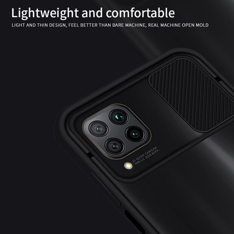 For Huawei P40 lite MOFI Xing Dun Series PC + TPU Anti-peep Waterproof And Anti-drop All-inclusive Protective Shell, Translucent Frosted(Black) - Huawei Cases by MOFI | Online Shopping UK | buy2fix