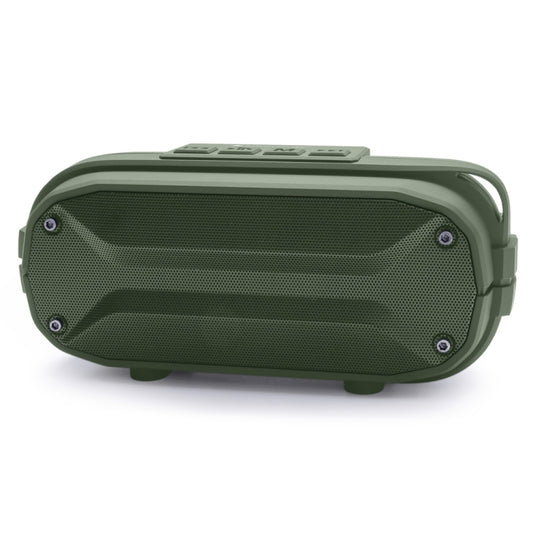 NewRixing NR-3023 Portable Stereo Wireless Bluetooth Speaker, Built-in Microphone, Support TF Card / FM(Green) - Desktop Speaker by NewRixing | Online Shopping UK | buy2fix