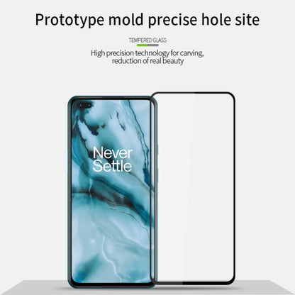 For Oneplus Nord MOFI 9H 2.5D Full Screen Tempered Glass Film(Black) - OnePlus Tempered Glass by MOFI | Online Shopping UK | buy2fix