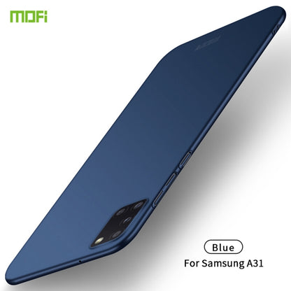 For Samsung Galaxy A31 MOFI Frosted PC Ultra-thin Hard Case(Blue) - Galaxy Phone Cases by MOFI | Online Shopping UK | buy2fix