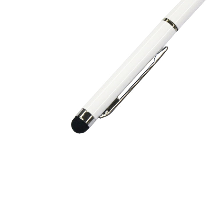 AT-18 3 in 1 Rotary Mobile Phone Touch Screen Handwriting Pen is Suitable for Apple / Huawei / Samsung(White) - Stylus Pen by buy2fix | Online Shopping UK | buy2fix