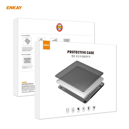 ENKAY 3 in 1 Crystal Laptop Protective Case + EU Version TPU Keyboard Film + Anti-dust Plugs Set for MacBook Pro 13.3 inch A2251 & A2289 & A2338 (with Touch Bar)(Orange) - MacBook Pro Cases by ENKAY | Online Shopping UK | buy2fix