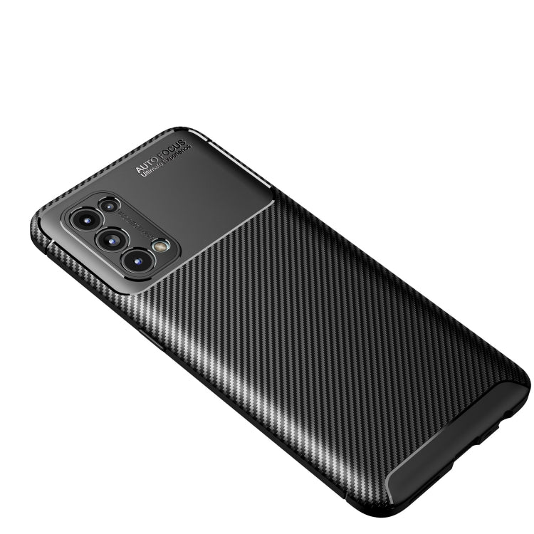 For OPPO Find X3 Neo Carbon Fiber Texture Shockproof TPU Case(Black) - OPPO Cases by buy2fix | Online Shopping UK | buy2fix