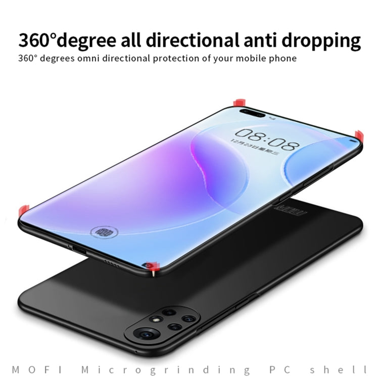 For Huawei Nova 8 Pro MOFI Frosted PC Ultra-thin Hard Case(Black) - Huawei Cases by MOFI | Online Shopping UK | buy2fix