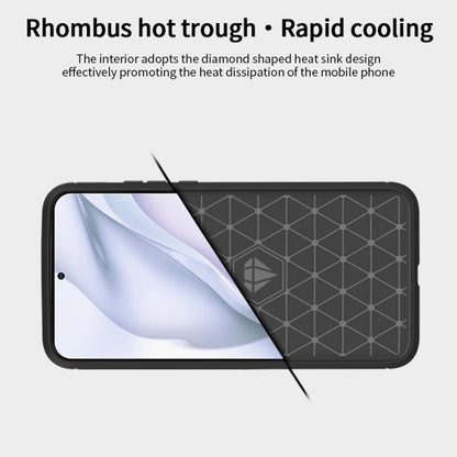 For Huawei P50 Pro MOFI Gentleness Series Brushed Texture Carbon Fiber Soft TPU Case(Black) - Huawei Cases by MOFI | Online Shopping UK | buy2fix