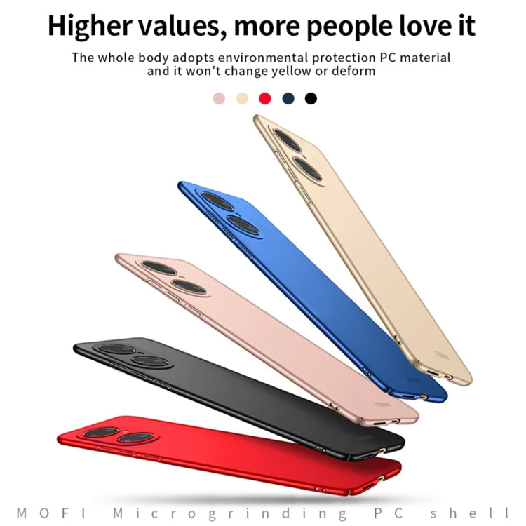 For Huawei P50 MOFI Frosted PC Ultra-thin Hard Case(Rose gold) - Huawei Cases by MOFI | Online Shopping UK | buy2fix