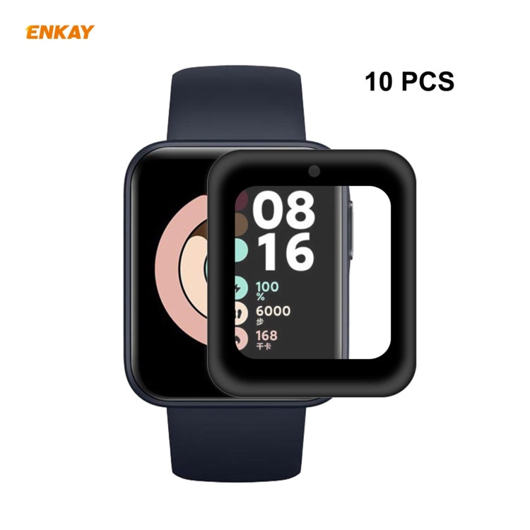 For Redmi Watch 10 PCS ENKAY Hat-Prince 3D Full Screen Soft PC Edge + PMMA HD Screen Protector Film - Screen Protector by ENKAY | Online Shopping UK | buy2fix