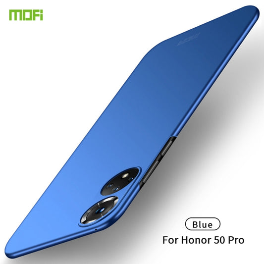 For Honor 50 Pro MOFI Frosted PC Ultra-thin Hard Case(Blue) - Honor Cases by MOFI | Online Shopping UK | buy2fix