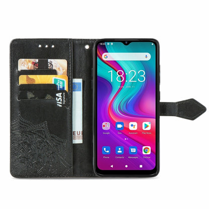 For Doogee X96 Pro Mandala Flower Embossed Horizontal Flip Leather Case with Holder & Three Card Slots & Wallet & Lanyard(Black) - More Brand by buy2fix | Online Shopping UK | buy2fix