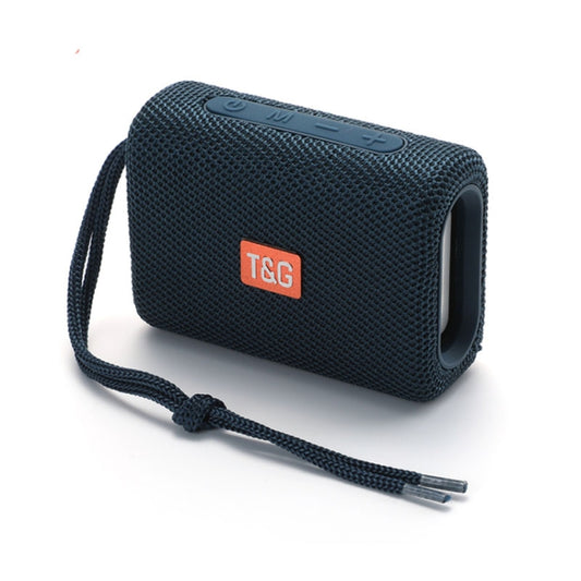 T&G TG313 Portable Outdoor Waterproof Bluetooth Speaker Subwoofer Support TF Card FM Radio AUX(Blue) - Desktop Speaker by T&G | Online Shopping UK | buy2fix