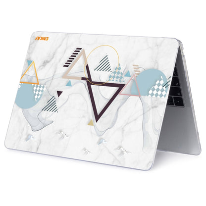 For MacBook Air 13.3 inch A2179 / A2337 ENKAY Hat-Prince Geometry Pattern Laotop Protective Crystal Case(Geometry No.4) - MacBook Air Cases by ENKAY | Online Shopping UK | buy2fix