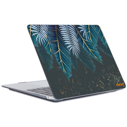 ENKAY Hat-Prince Natural Series Laotop Protective Crystal Case for MacBook Pro 13.3 inch A2251 / A2289 / A2338 2020(Palm Leaf) - MacBook Pro Cases by ENKAY | Online Shopping UK | buy2fix