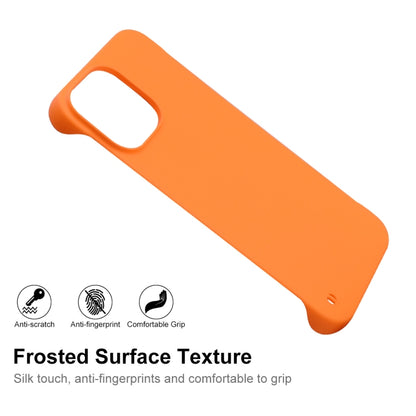 For iPhone 13 Pro ENKAY Matte Frameless Hard PC Case (Orange) - iPhone 13 Pro Cases by ENKAY | Online Shopping UK | buy2fix