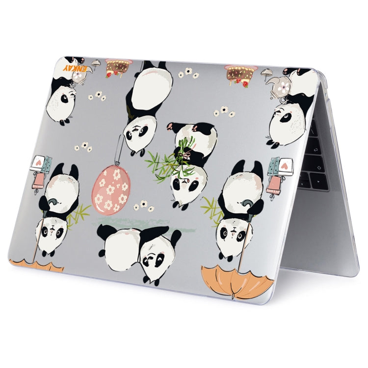 ENKAY Animal Series Pattern Laotop Protective Crystal Case For MacBook Pro 16 inch A2141(Panda) - MacBook Pro Cases by ENKAY | Online Shopping UK | buy2fix