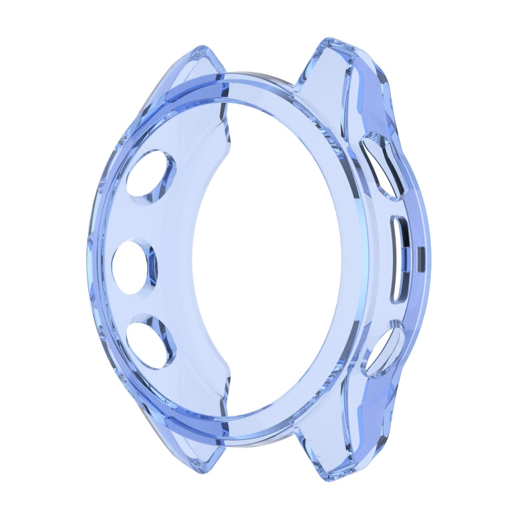 For Garmin Fenix 7s Shockproof TPU Soft Protective Case(Blue) - Watch Cases by buy2fix | Online Shopping UK | buy2fix