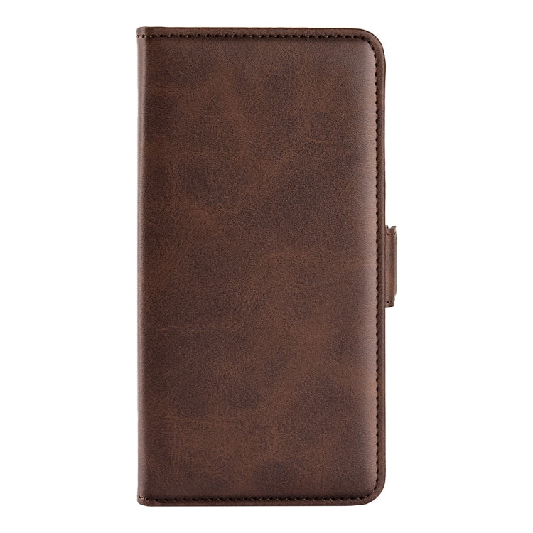 For Blackview A95 Dual-side Magnetic Buckle Leather Phone Case(Brown) - More Brand by buy2fix | Online Shopping UK | buy2fix