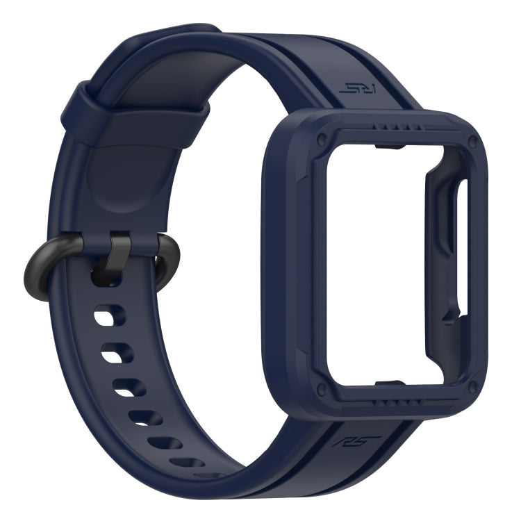 For Xiaomi Mi Watch 2 Lite Silicone Solid Color Watch Band(Ink Blue) - Watch Bands by buy2fix | Online Shopping UK | buy2fix