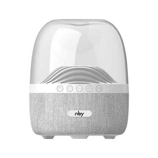 NBY 6680 Colorful Light 6D Stereo Wireless Bluetooth Speaker(White) - Desktop Speaker by NBY | Online Shopping UK | buy2fix