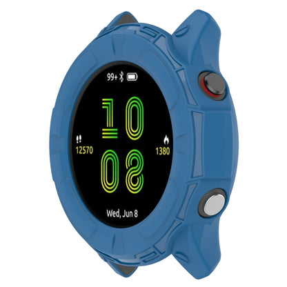 For Garmin Forerunner 255 Shockproof TPU Protective Watch Case(Blue) - Watch Cases by buy2fix | Online Shopping UK | buy2fix