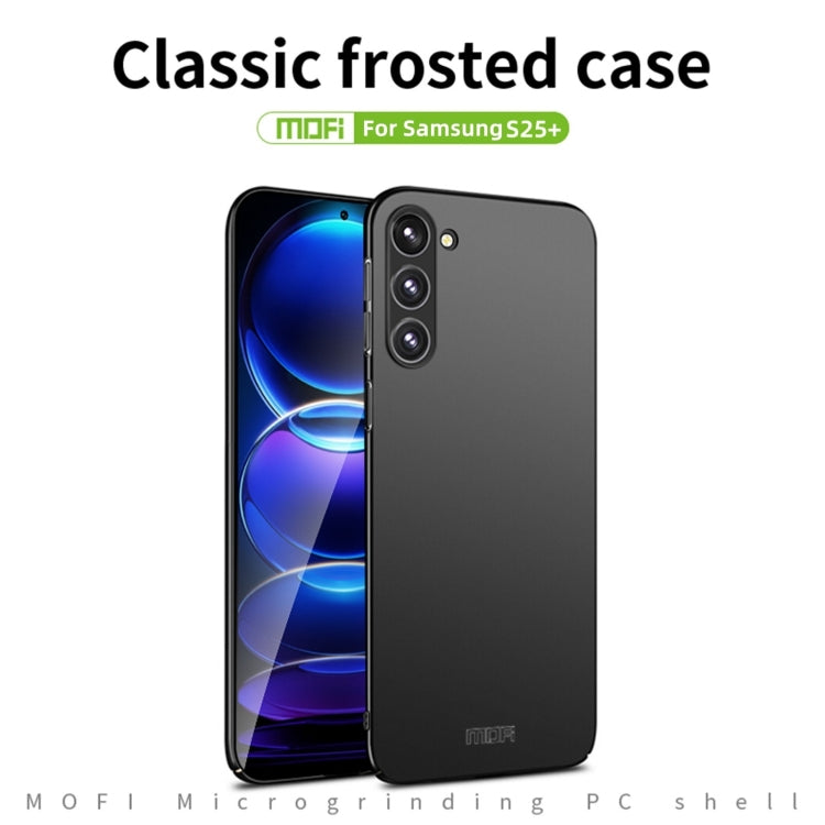 For Samsung Galaxy S25+ 5G MOFI Frosted PC Ultra-thin Hard Phone Case(Red) - Galaxy S25+ 5G Cases by MOFI | Online Shopping UK | buy2fix