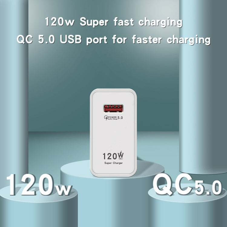 120W USB Super Fast Charging Charger Suitable for Xiaomi 12 / 12 Pro and Huawei / vivo, Plug Size:EU Plug - USB Charger by buy2fix | Online Shopping UK | buy2fix
