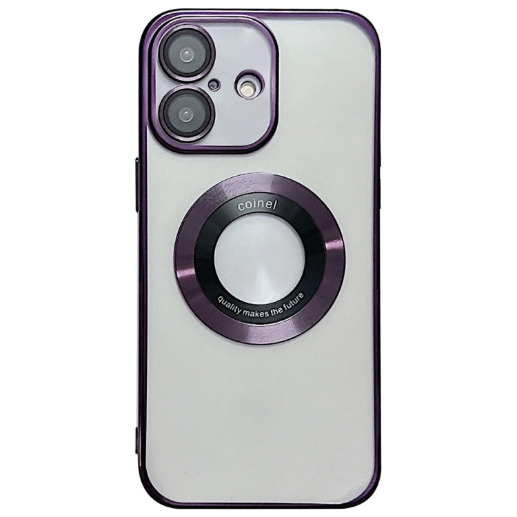 For iPhone 16 Electroplating Magsafe TPU Phone Case(Purple) - iPhone 16 Cases by buy2fix | Online Shopping UK | buy2fix